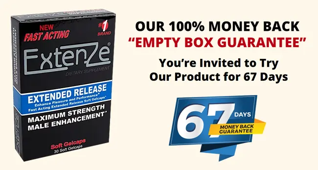extenze guarantee