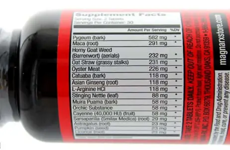 magnarx ingredients