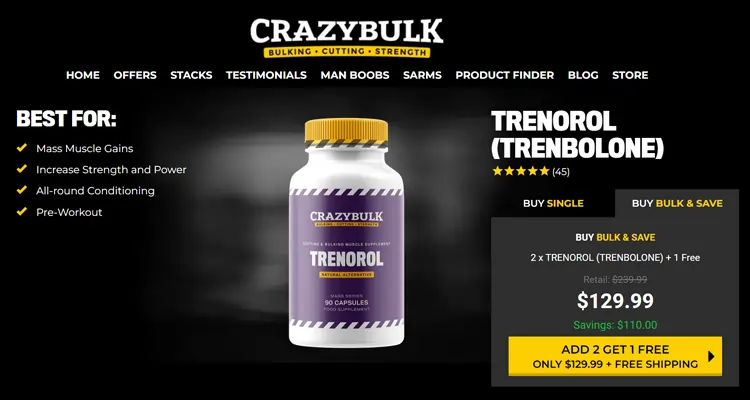 trenorol website